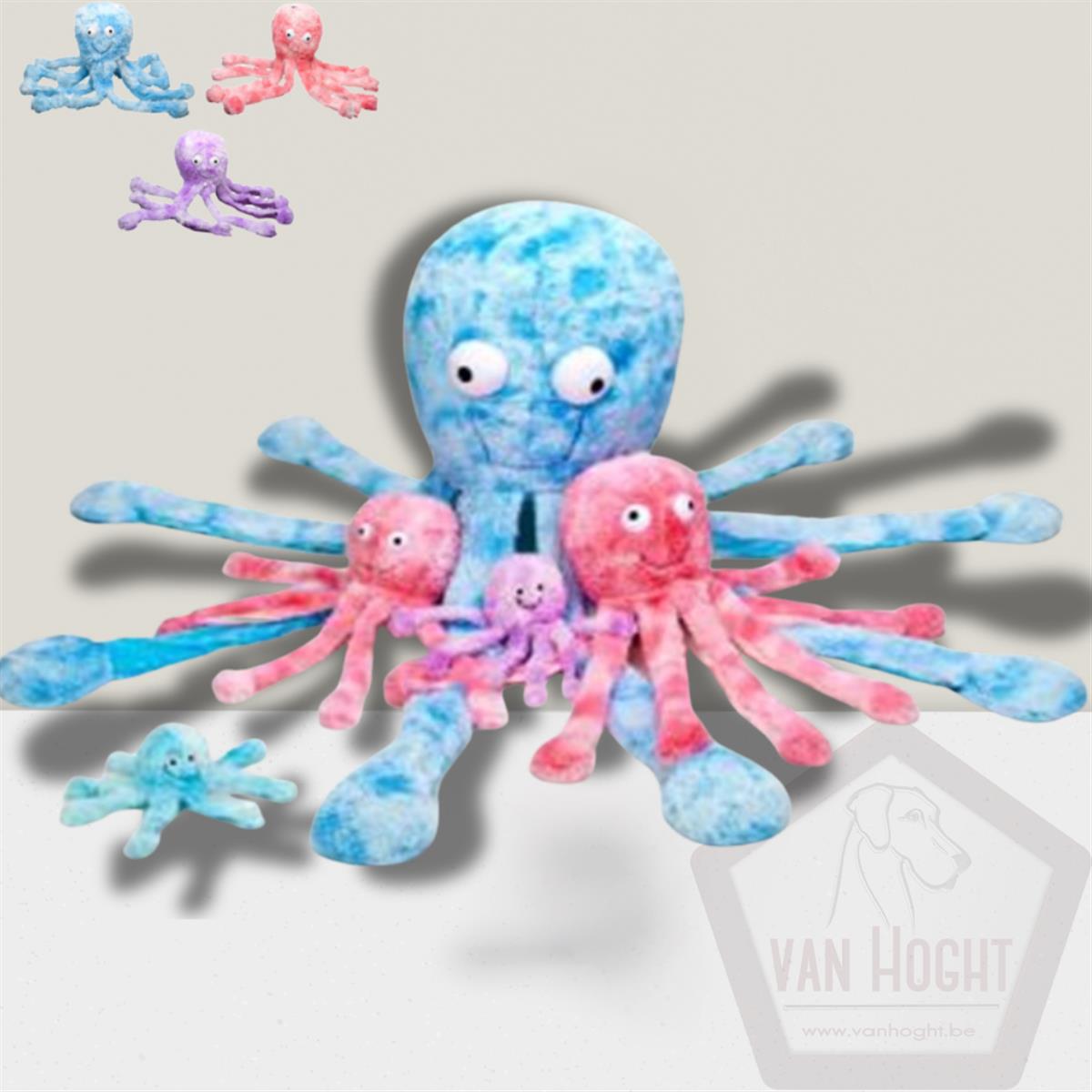 Gor Octopus Big Mommy Blauw XXL 150cm